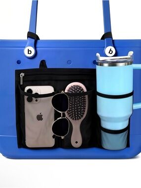 Bogg bag black insert organizer NWOT